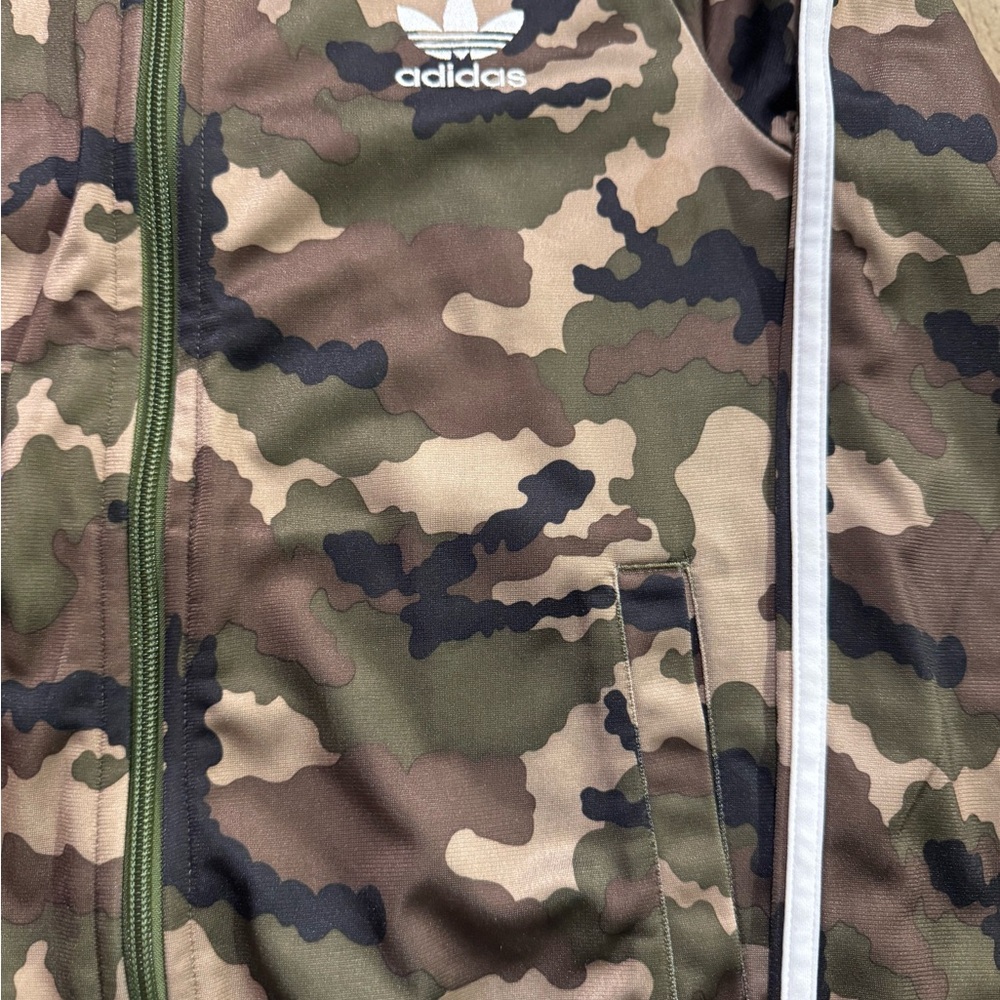 Adidas Camouflage Kids Track Jacket - Picture 2 of 3